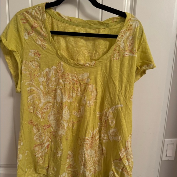 Lemon green blouse size X1 by anthropologie BNNBW - Picture 1 of 5